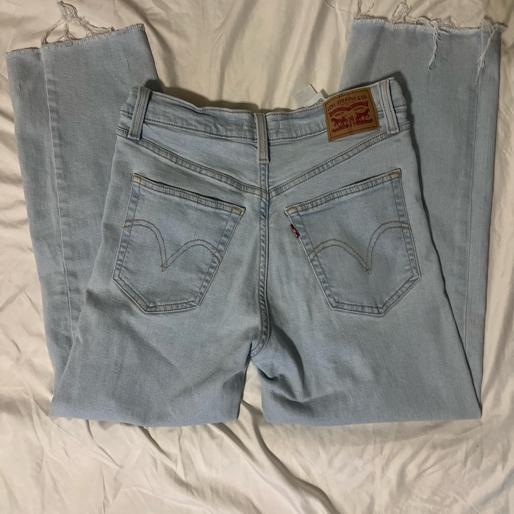 Levi's Women's Straight Leg Jeans in Light Blue